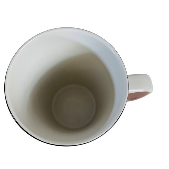 Starbucks Buffalo Plaid Coffee Mug Tall Red Black Checked Ceramic Tumbler 16 Oz - Picture 7 of 12